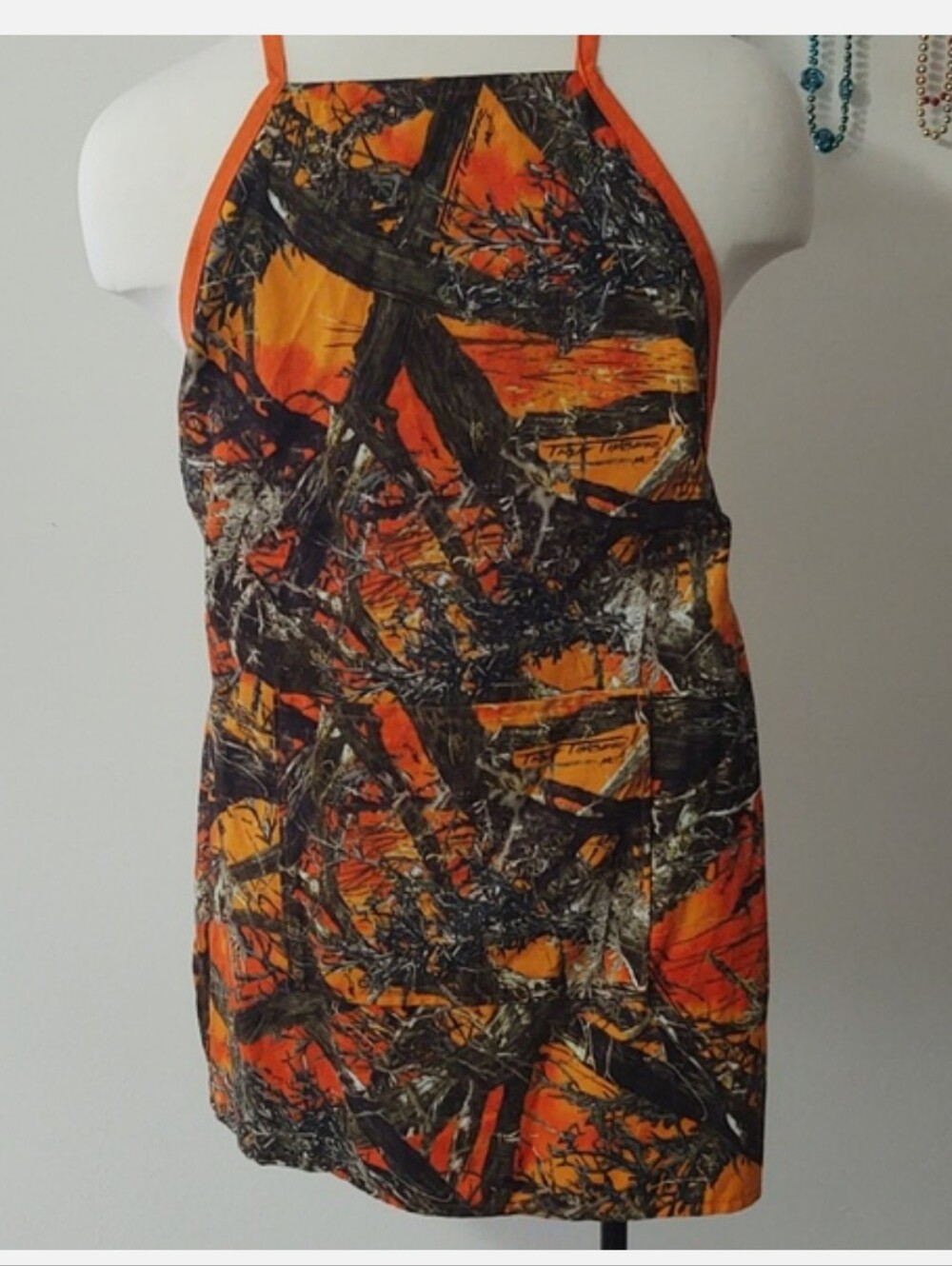 True Timber Camo & Hunter Orange Bib Apron